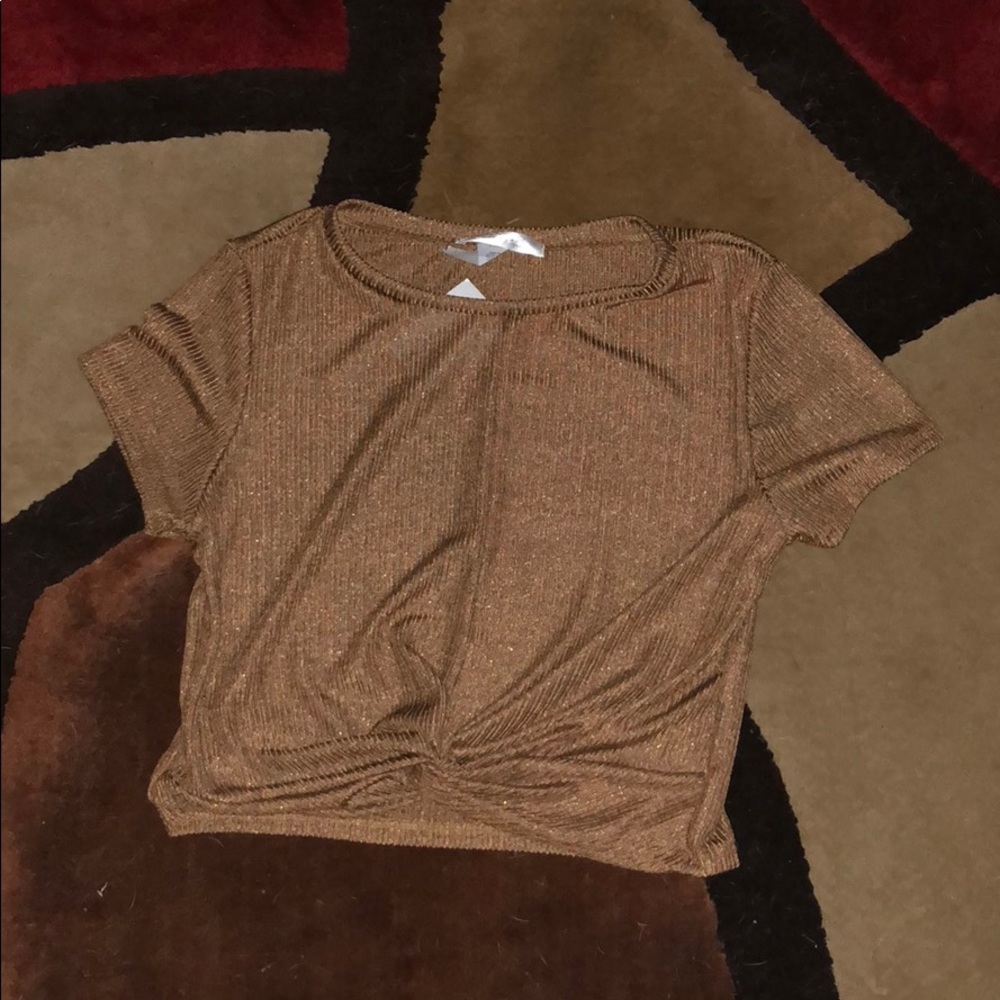 Glittery crop top. Brand new.